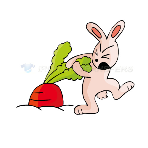 Rabbit Iron-on Stickers (Heat Transfers)NO.8919